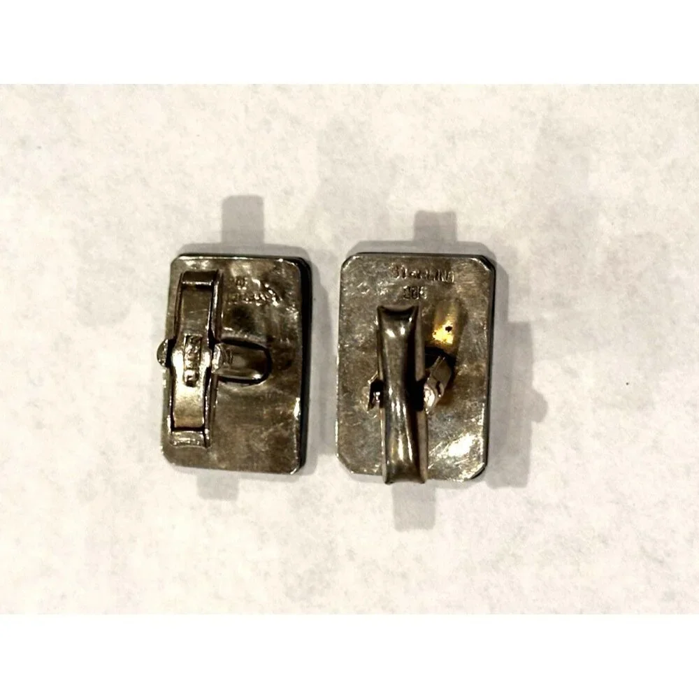 ALPACA STERLING COPPER GOLD MEXICO CUFFLINKS MATADOR BULL RODEO BULLFIGHT MCM EU